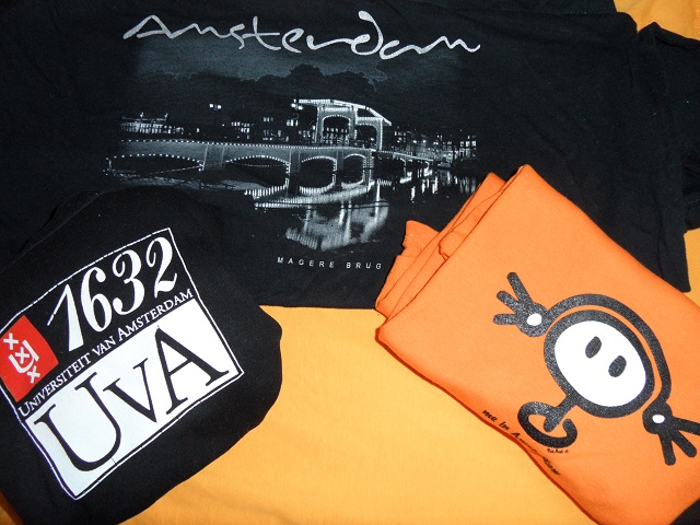 meine T-Shirts von bzw. aus Amsterdam