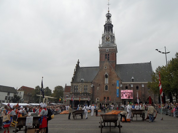 Blick auf die Waage in Alkmaar