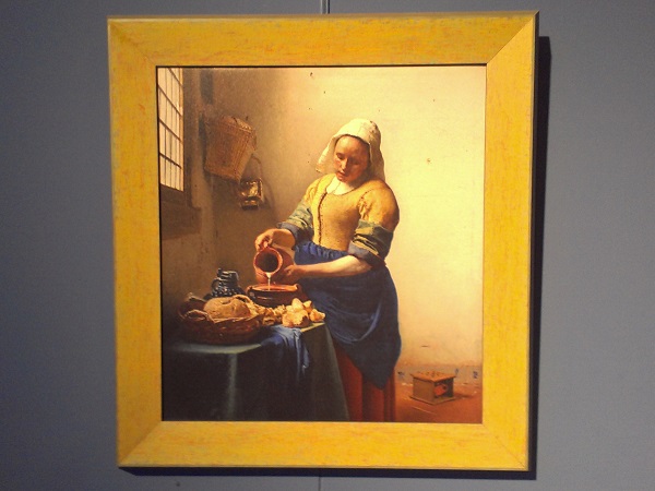 Jan Vermeer, Dienstmagd mit Milchkrug, 200 greatest paintings Rotterdam