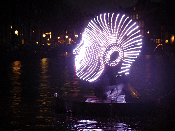 talking heads beim Amsterdam Light Festival 2015/16