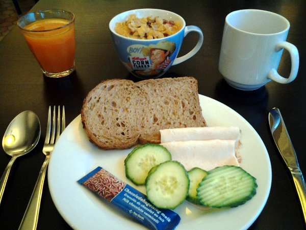 Frühstück im Campanile Gouda