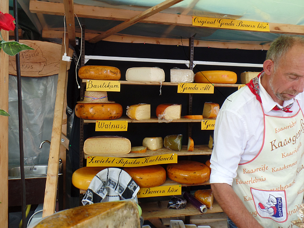 der niederländische Käse ist auch auf dem Käsemarkt in Nieheim vertreten