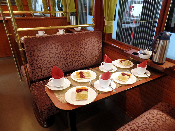 Kaffeeklatsch op de keizerwagen in Wuppertal