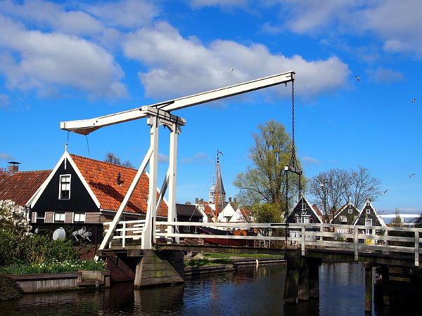 Edam Zugbrücke in Laag Holland